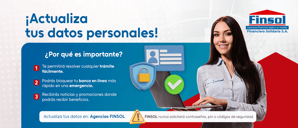 Actualiza tus datos personales